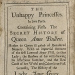 B[urton], R[ichard], (Nathaniel Couch). The unhappy princesses. London: Printed for Nathaniel Crouch, 1710.