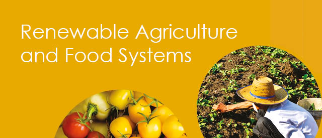 Renewable Agriculture and Food Systems