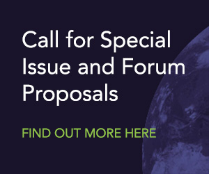 Call for Special Issue and Forum Proposals 